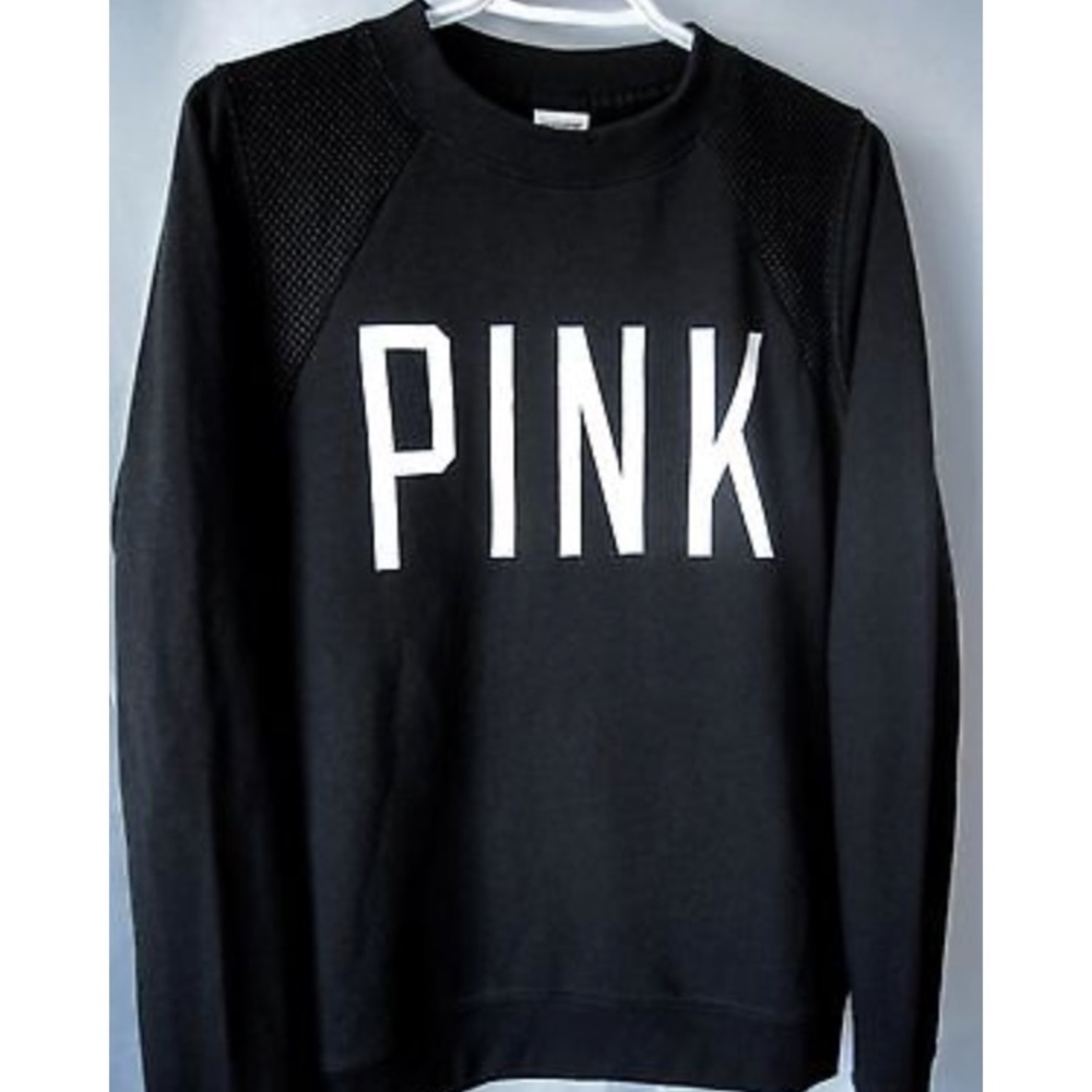 🐰VS Pink Netting Crew Black w/ White.
